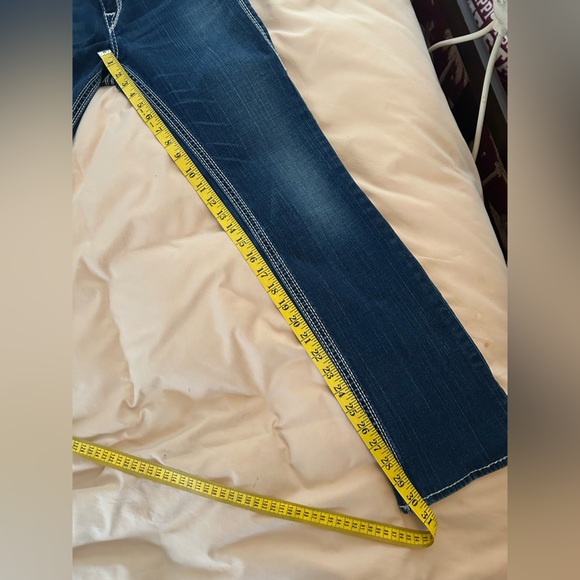 True Religion Women's Dark Blue Straight Leg Jeans. Sz. 27 - Picture 5 of 6